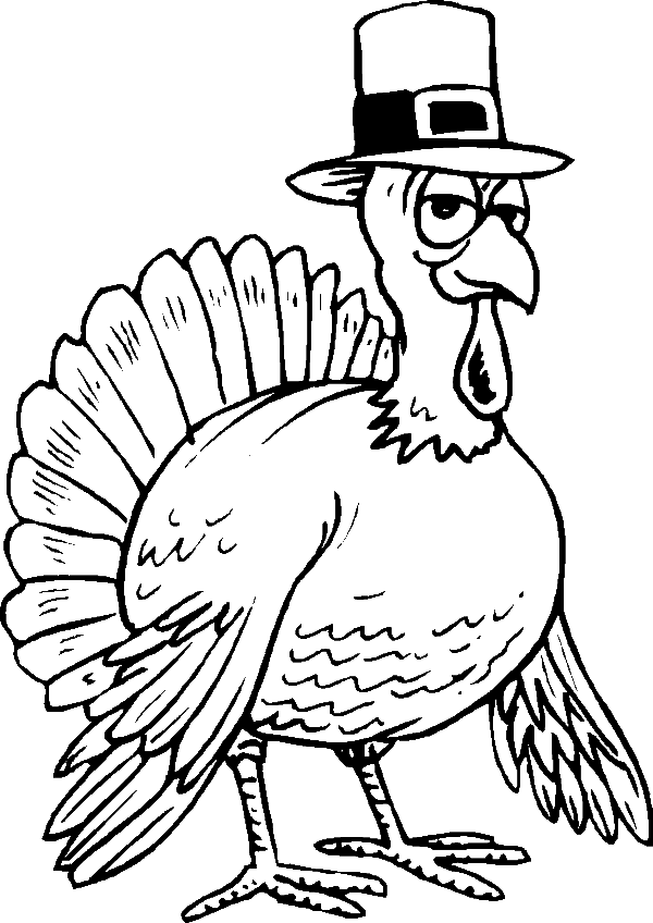Animals Coloring Pages • Page 11 Of 17 • Got Coloring - Pilgrim Turkey Coloring Pages (600x848), Png Download