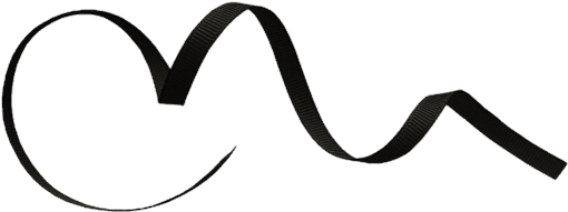 Ribbon Free Encode Clipart To Base Largest - Ribbon Swirls Clipart Black And White (568x240), Png Download