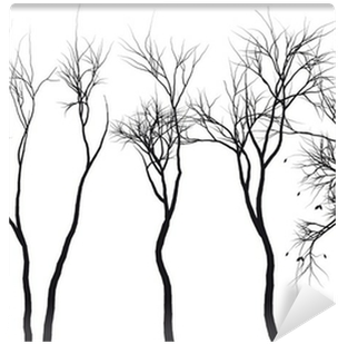 Tree Silhouette Vector (400x400), Png Download