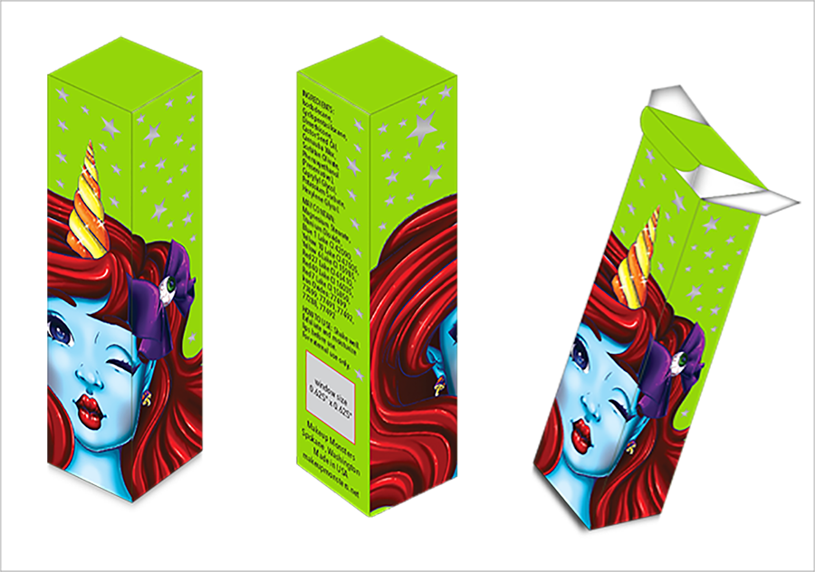 Lipstick Boxes - Custom Lipstick Box Packaging (900x632), Png Download