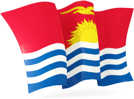 Glossy Round Graphics Wallpaper Flag Of Kiribati - Kiribati Flag Waving Png (640x480), Png Download