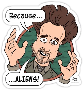 Building A Necron Empire Of Gold -episode - Ancient Aliens Guy T-shirt (375x360), Png Download