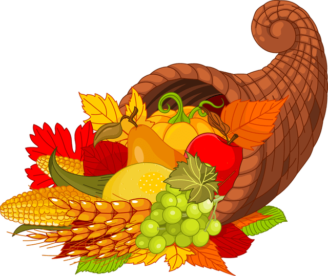 Horn Of Plenty (640x539), Png Download