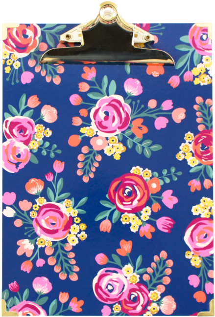 Clipboard, Vintage Floral - Bloom Daily Planners Prints (800x815), Png Download