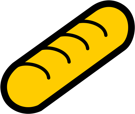 Baguette Clipart Png (600x600), Png Download