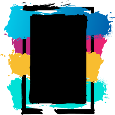 Water Color Label Frame, Art, Shape, Frame Png And - ป้ายสี Png (640x640), Png Download