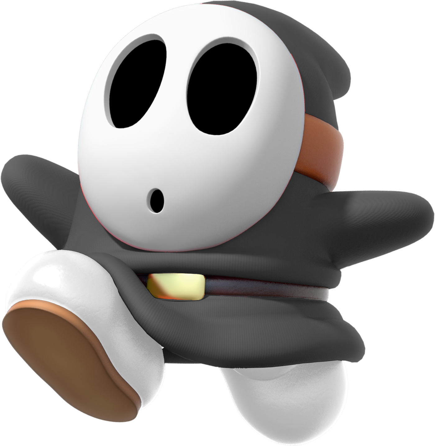 Mkdx Black Shy Guy - Black Shy Guy Png (1400x1436), Png Download