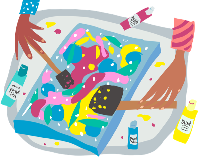 The Collaborate Paint Game - Skill (700x524), Png Download