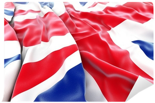 British Flag - 3d Render Aluminum License Plate (400x400), Png Download