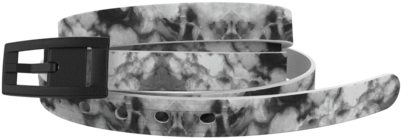 Marble Black Skinny - Belt (480x480), Png Download