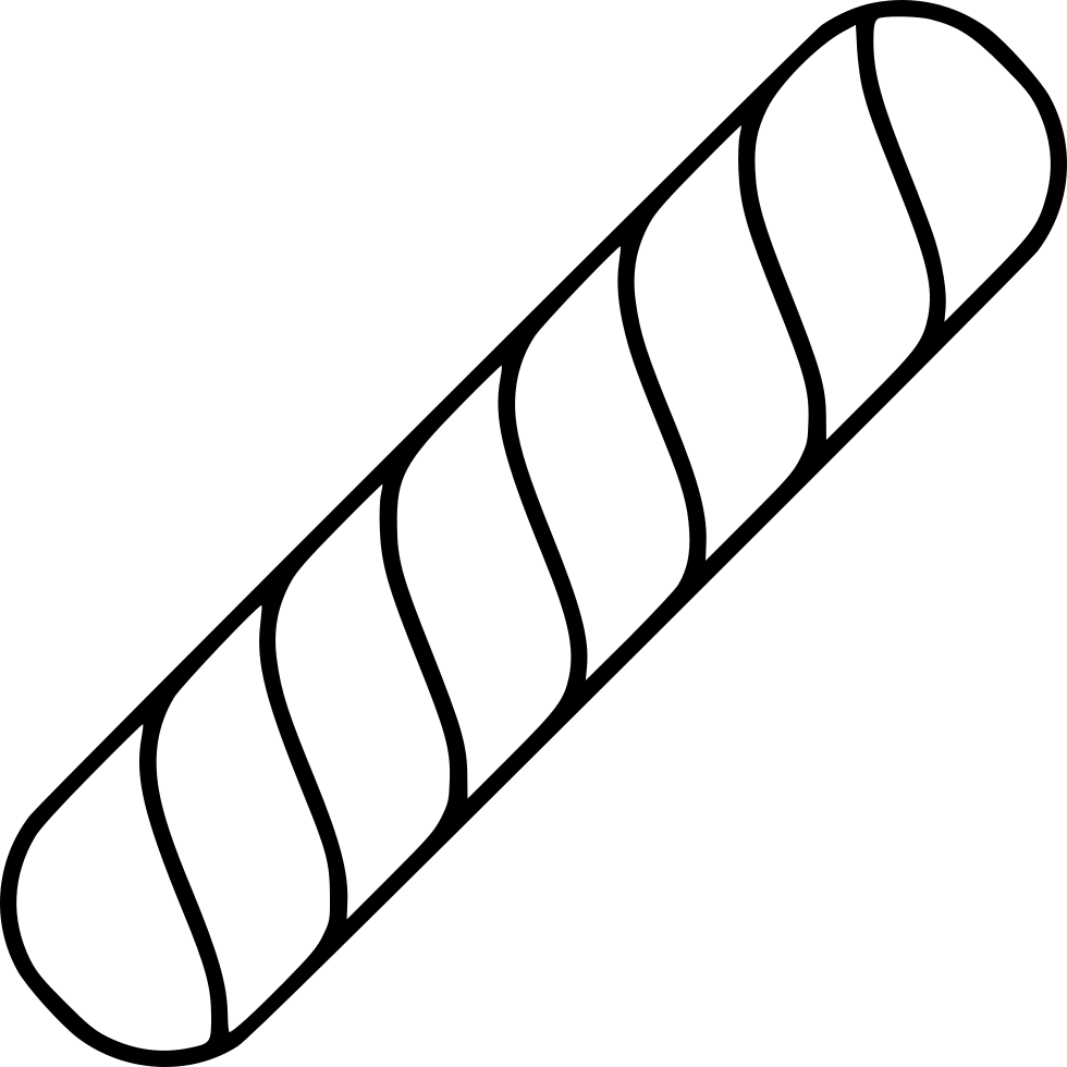 Braided Baguette Comments - Food (980x980), Png Download