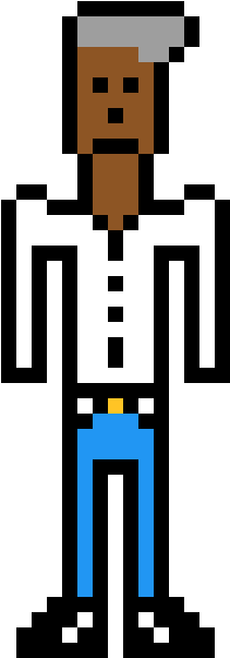 Black Guy - Cartoon (1400x1400), Png Download
