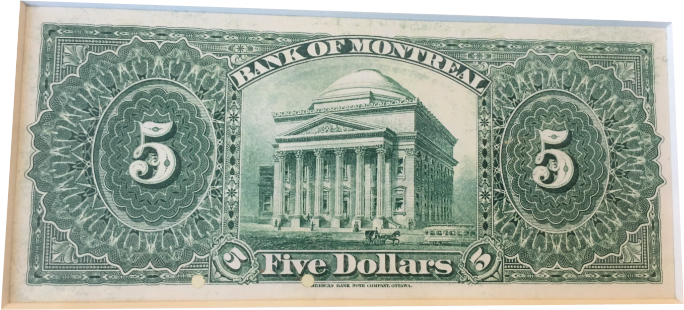 Bank Of Montreal $5 Banknote - Cash (1410x696), Png Download