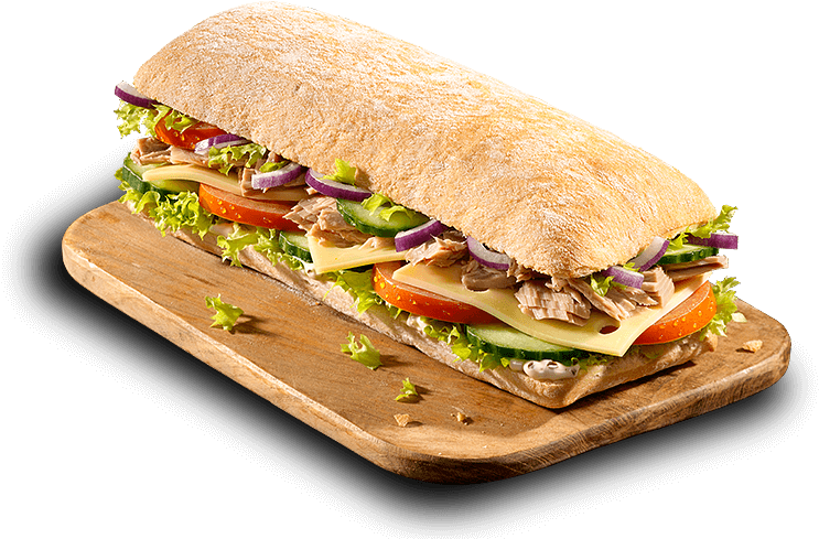 Baguette Big Tonno - Baguette Belegen (750x490), Png Download