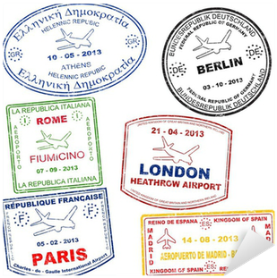 Passport Stamp Png - London Immigration Stamp (400x400), Png Download