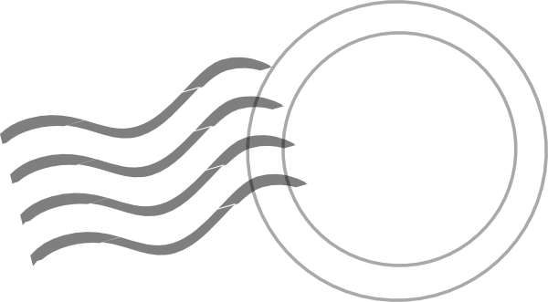 Passport Stamp Clip Art - Postage Clipart (600x331), Png Download