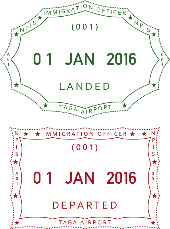 Png Library Download Stamp Transparent Passport - Passport Stamp Transparent Png (591x827), Png Download