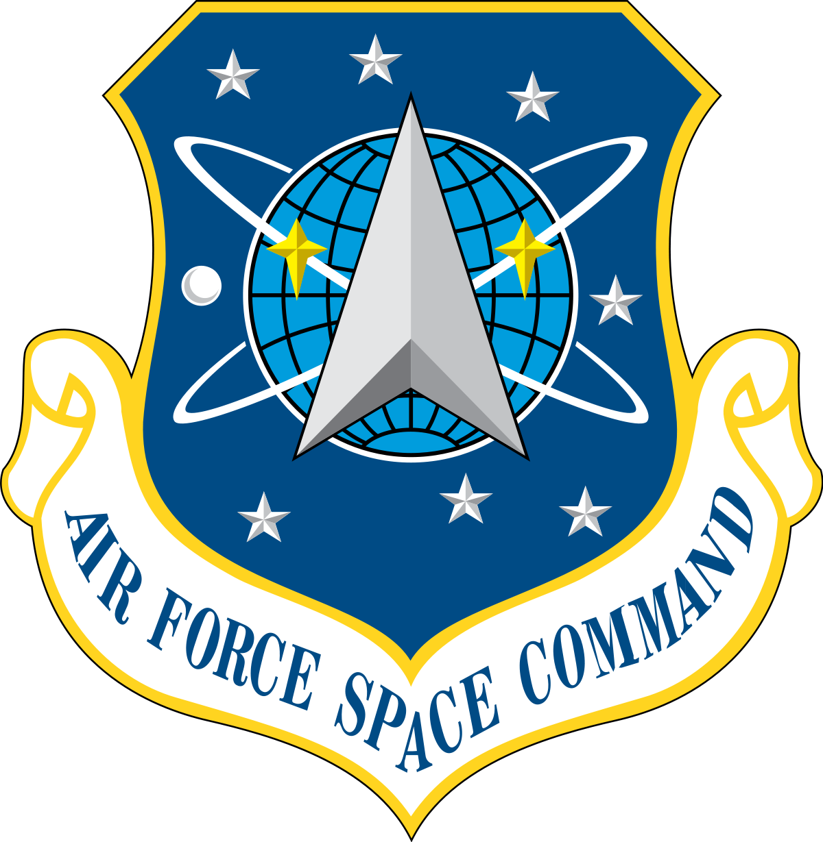 Legislation For 'space Corps' Military Branch - Air Force Space Command Logo (1200x1229), Png Download
