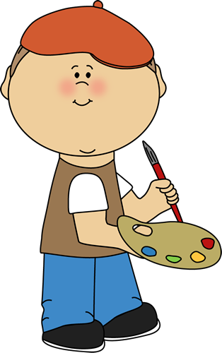 Picture Royalty Free Free Clip Art For Artists Artist - Artist Clipart Png (314x500), Png Download