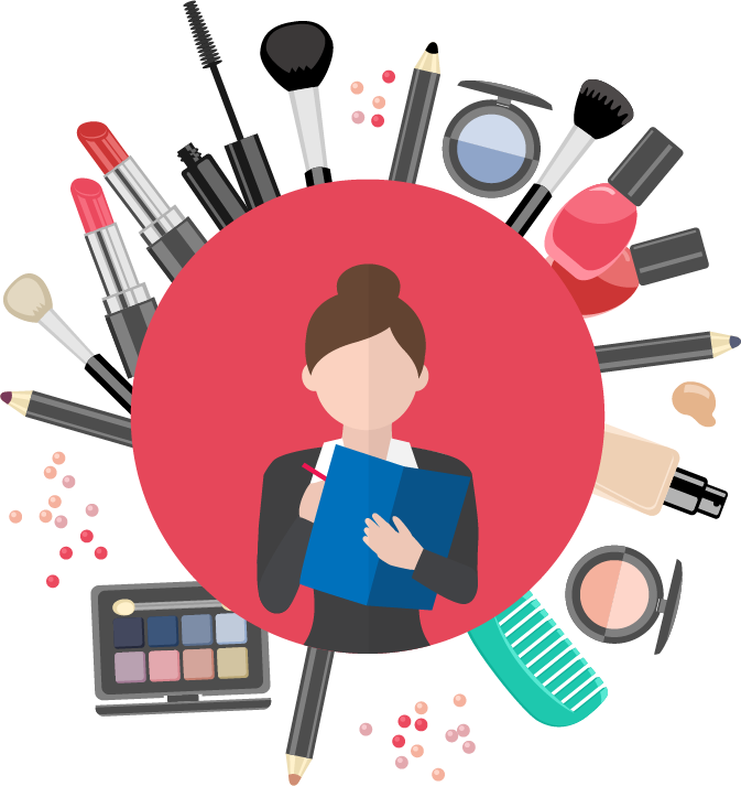 Makeup Artist - Beauty (673x713), Png Download
