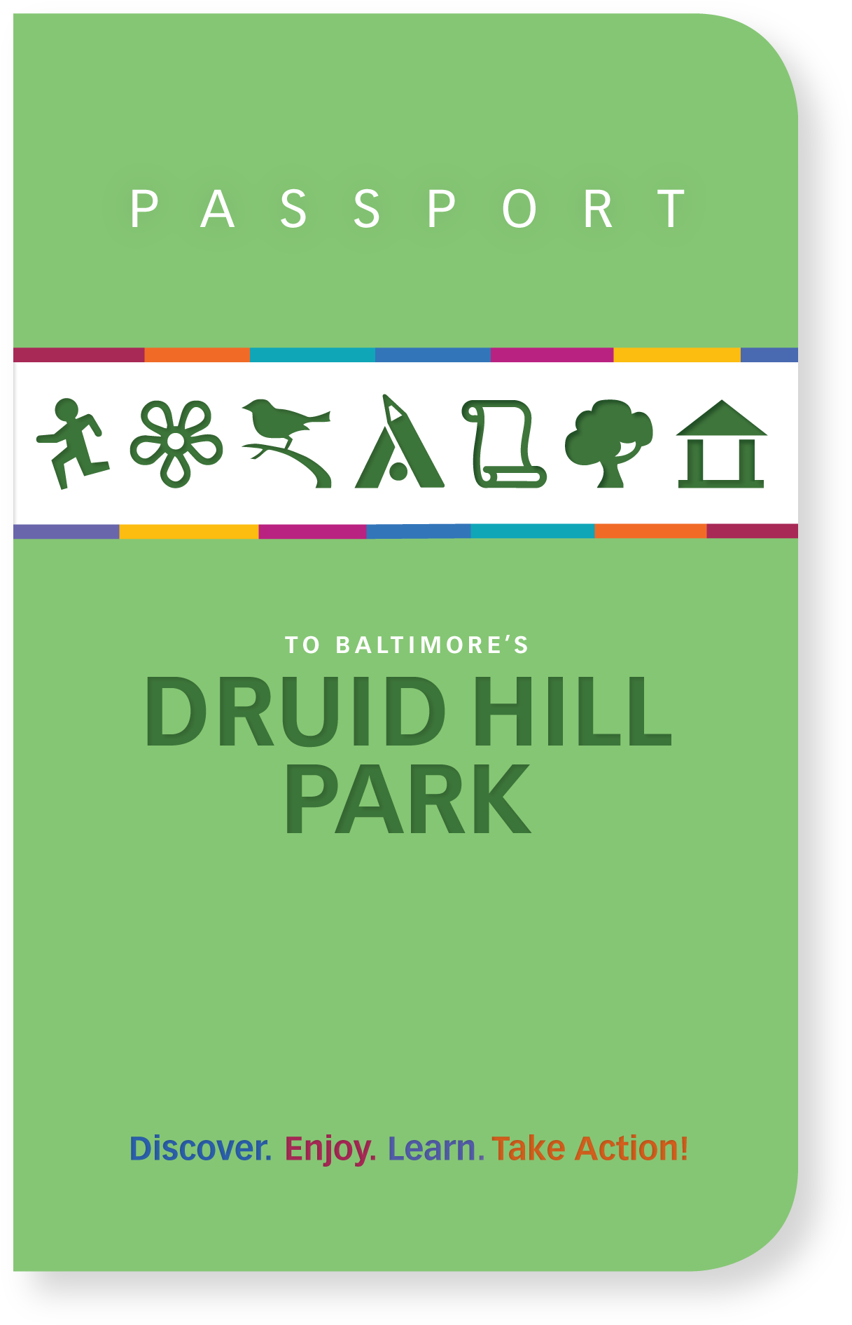 Druid Hill Park Passport - Graphic Design (1364x2045), Png Download