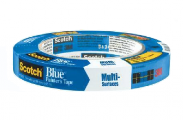 Scotch Blue Painters Tape, - Masking Tape Blue Scotch 1 (600x600), Png Download
