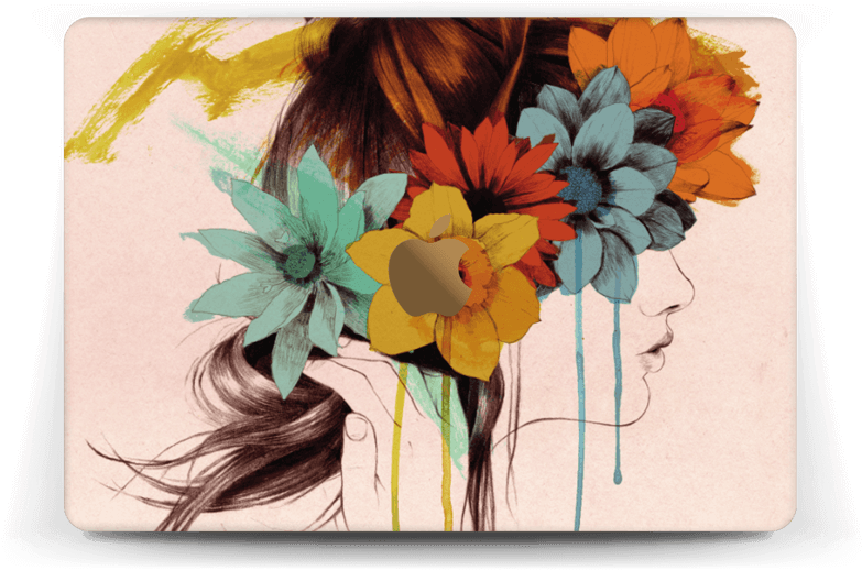 Flower Girl - Depression (800x563), Png Download