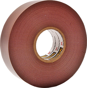Scotch Vinyl Electrical Color Coding Tape 35, 3/4" - Circle (360x367), Png Download