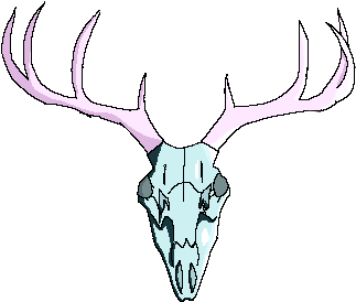 Transparent Deer Skull By Lemon Knight On Deviantart - Deer Skull Pixel Art (425x319), Png Download