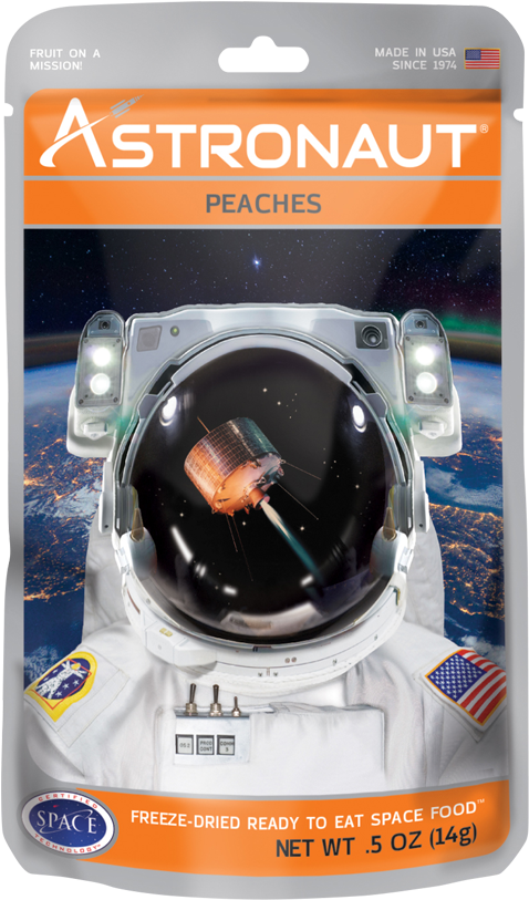 Freeze-dried Peaches - Freeze-dried Ice Cream (1000x833), Png Download