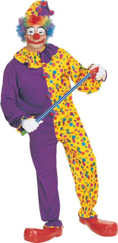Clown Wig Png Wwwimgkidcom The Image Kid Has It - Smiley The Clown Costume (500x793), Png Download