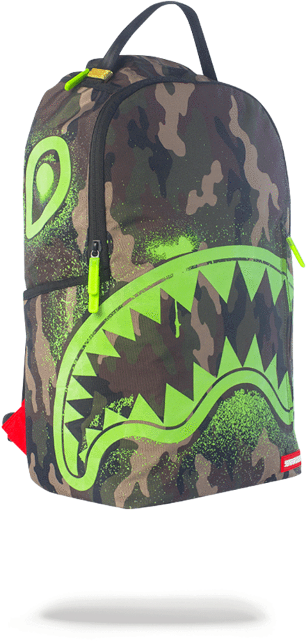 Sprayground Glow In The Shark (802x1023), Png Download