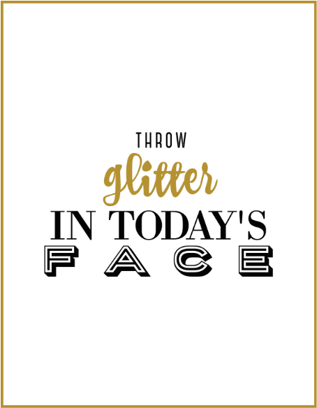 “throw Glitter In Today's Face” Digital Print - Como Educar Sua Mente: O Guia Para Ler E Entender Os (600x600), Png Download