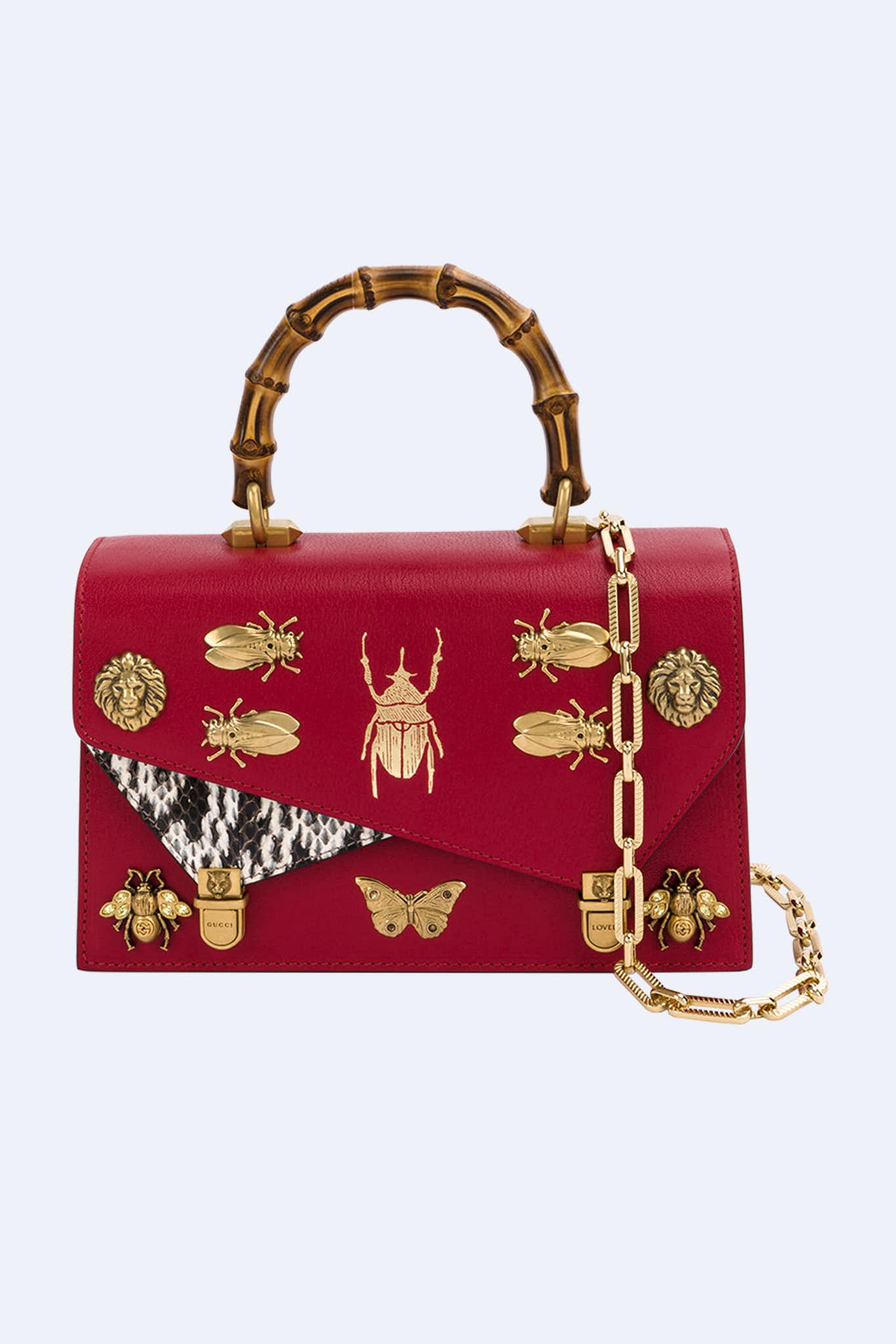 1 - Gucci - Small Ottilia Top Handle Bag - Women - Leather (1366x2048), Png Download
