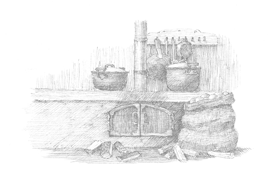 Old-kitchen@2x - Sketch (855x569), Png Download