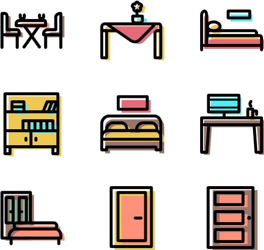 Furniture Set - Toilet Icon (600x564), Png Download