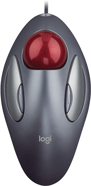 Logitech Trackman Marble Mouse (800x687), Png Download