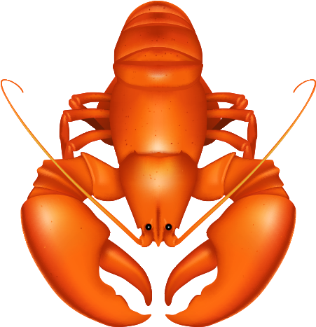 Svg Library Stock Lobster Free Content Clip Art Cartoon - Lobster Clip Art (500x500), Png Download