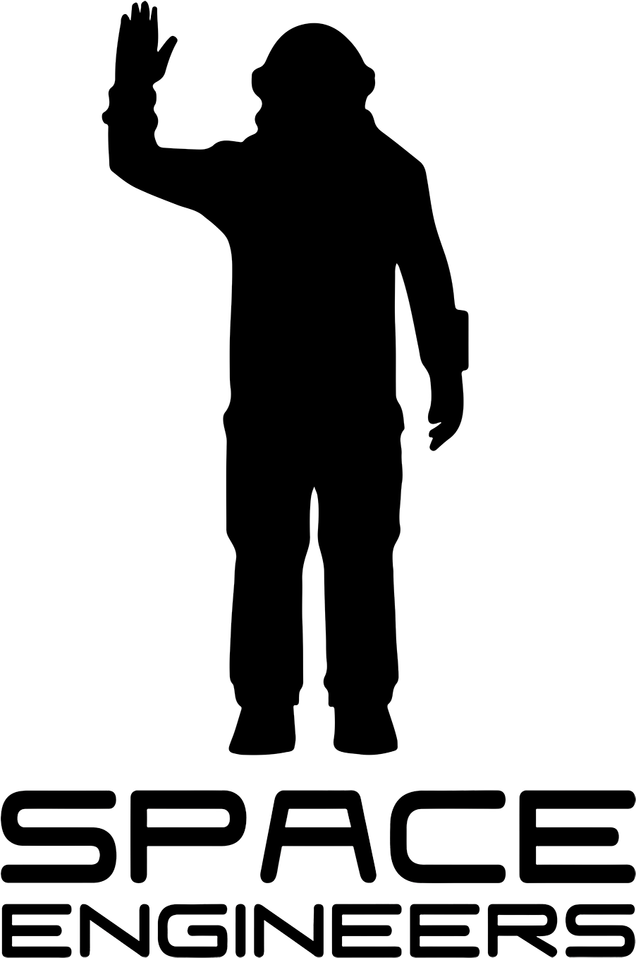 Spacelogoblack - Space Engineers (1418x1418), Png Download