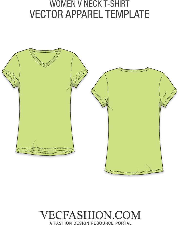 Basic V Neck T Shirt Template - V Neck Shirts Template Png (1000x1000), Png Download