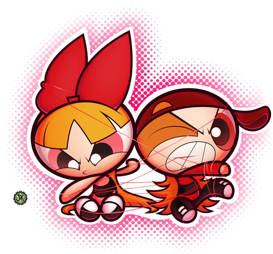 Prize Red String By Jksketchy-d4gbgtv - Roduff Boy Brick And Blossom (900x836), Png Download