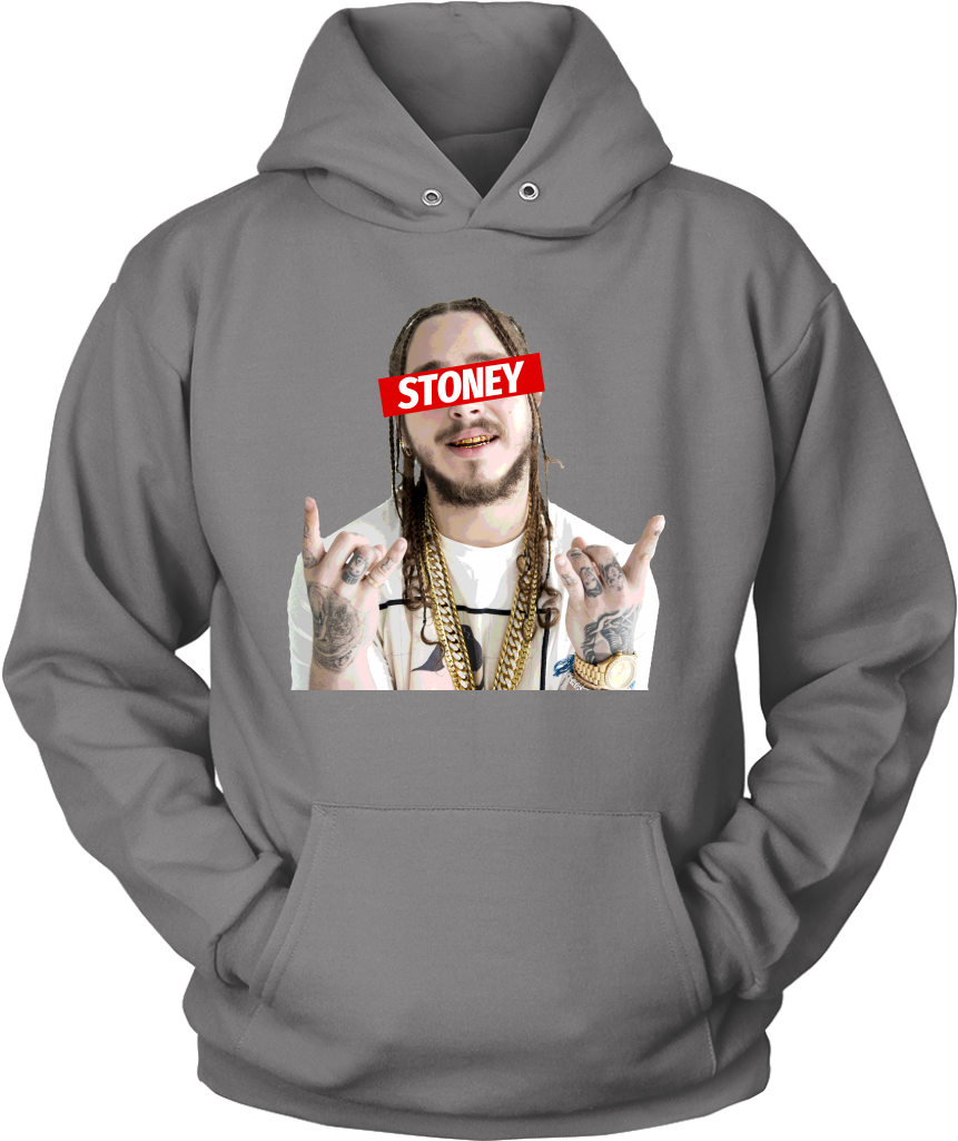 Stoney Post Malone Rap Hip Hop Hoodie Sweatshirt - Hardcore Arizona Football Fan Pullover Hoodie (1024x1024), Png Download