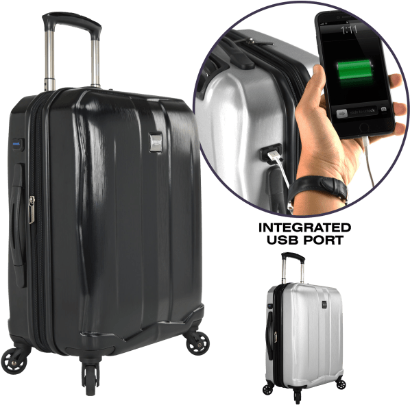 Us Traveler Piazza Luggage (600x600), Png Download