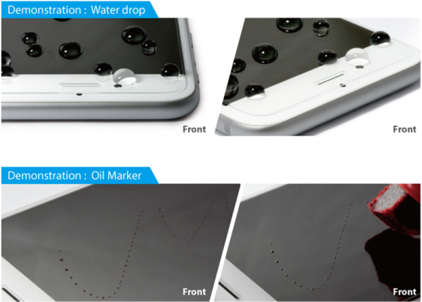 Samsung S7 Edge-silver Premium Tempered Glass Screen (600x600), Png Download