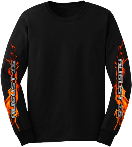 Black-ls Grande - Long-sleeved T-shirt (600x600), Png Download
