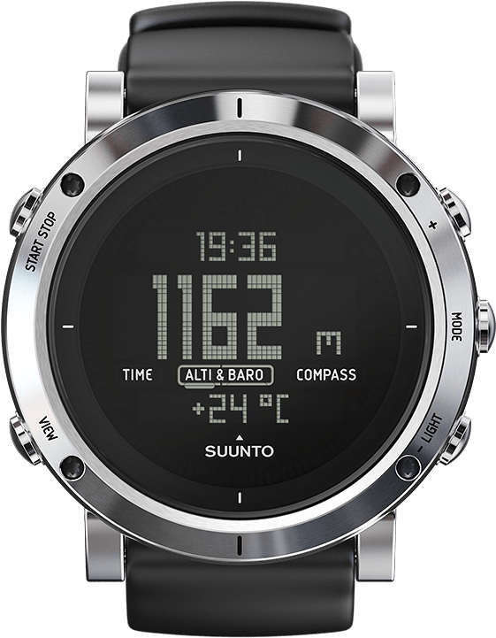 Suunto Core Brushed Steel Ss020339000 Sports Watch (800x800), Png Download