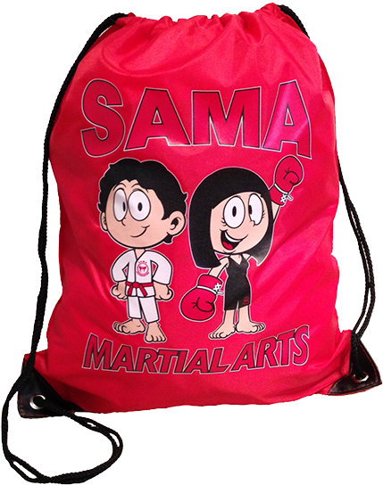 Sama Kids Red String Bag - Girl (600x600), Png Download