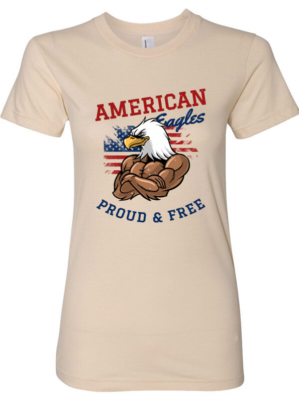 American Eagles T-shirt Template - T-shirt (800x800), Png Download