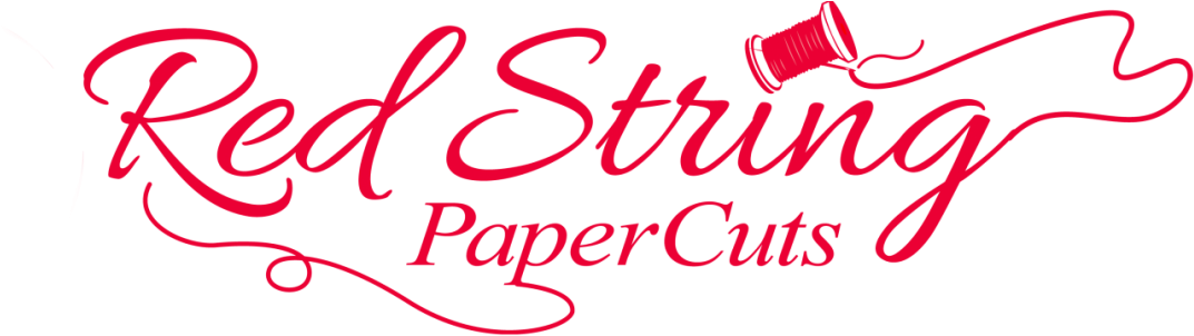 Red String Papercuts - Spring Valley By T L Haddix (1260x301), Png Download