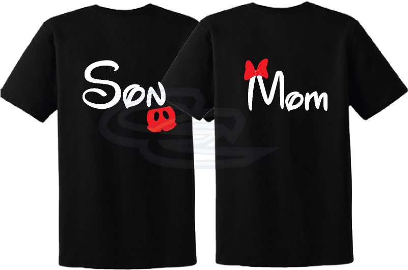 Disney Design A Tee Website Mom Minnie Mouse Bow Son - See Ya Real Soon (812x697), Png Download